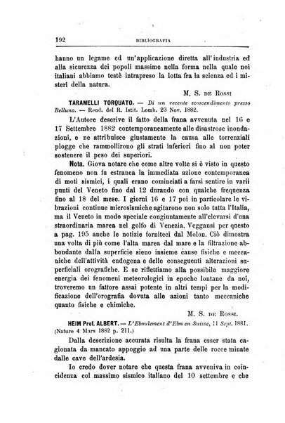 Bullettino del vulcanismo italiano periodico geologico ed archeologico per l'osservazione e la storia..