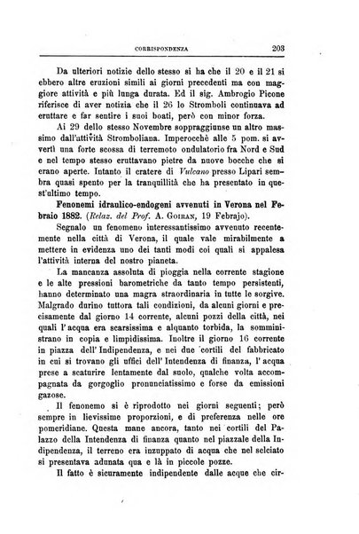 Bullettino del vulcanismo italiano periodico geologico ed archeologico per l'osservazione e la storia..