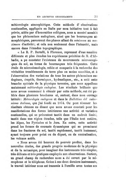 Bullettino del vulcanismo italiano periodico geologico ed archeologico per l'osservazione e la storia..