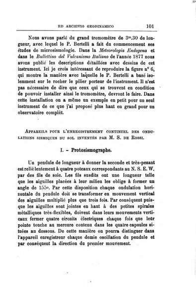 Bullettino del vulcanismo italiano periodico geologico ed archeologico per l'osservazione e la storia..