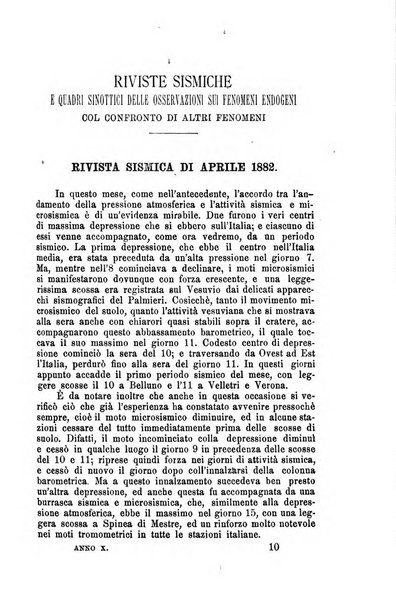 Bullettino del vulcanismo italiano periodico geologico ed archeologico per l'osservazione e la storia..