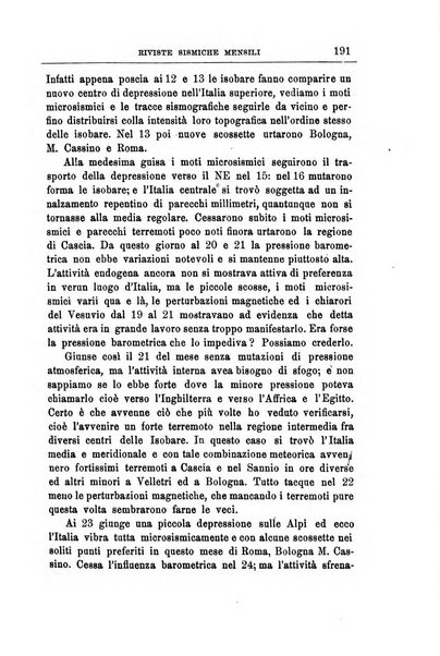 Bullettino del vulcanismo italiano periodico geologico ed archeologico per l'osservazione e la storia..