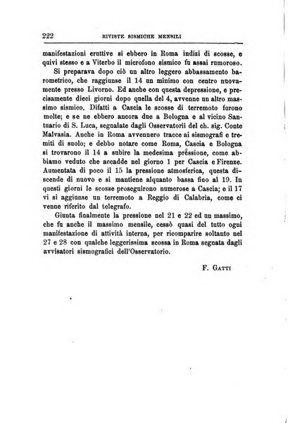 Bullettino del vulcanismo italiano periodico geologico ed archeologico per l'osservazione e la storia..