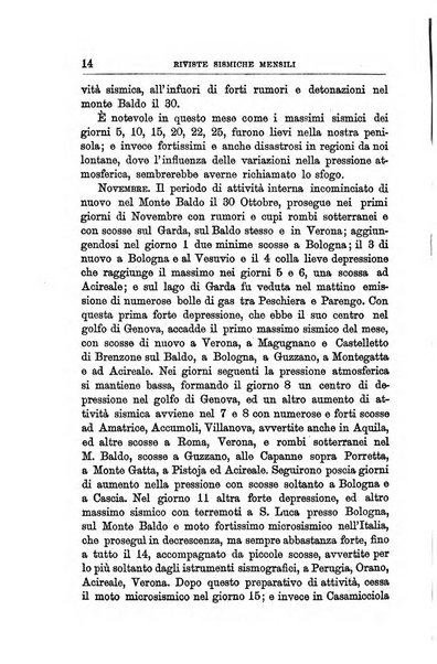 Bullettino del vulcanismo italiano periodico geologico ed archeologico per l'osservazione e la storia..