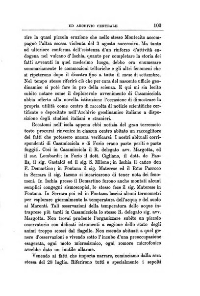 Bullettino del vulcanismo italiano periodico geologico ed archeologico per l'osservazione e la storia..