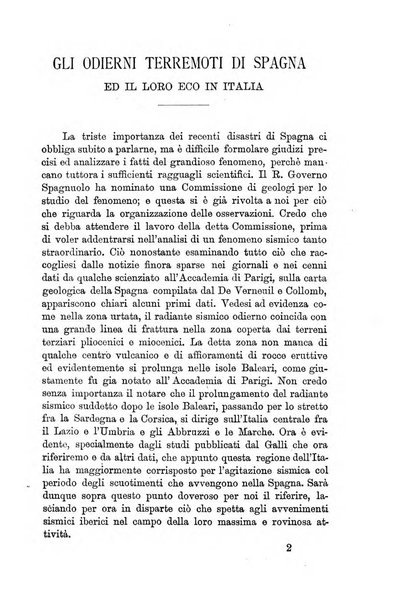 Bullettino del vulcanismo italiano periodico geologico ed archeologico per l'osservazione e la storia..