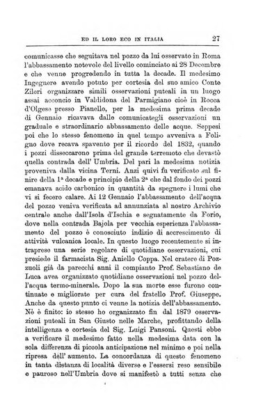 Bullettino del vulcanismo italiano periodico geologico ed archeologico per l'osservazione e la storia..