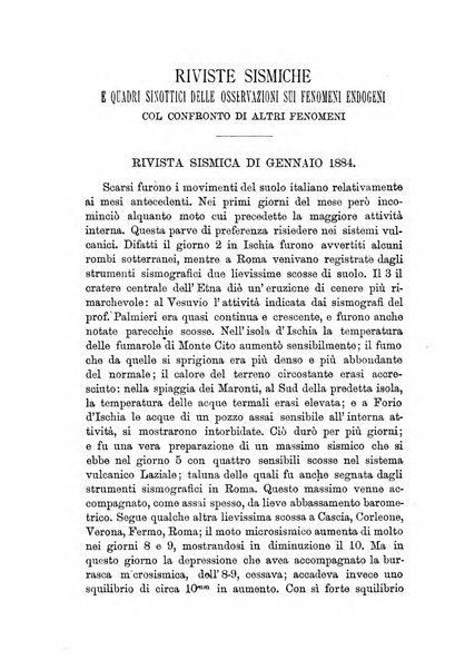 Bullettino del vulcanismo italiano periodico geologico ed archeologico per l'osservazione e la storia..