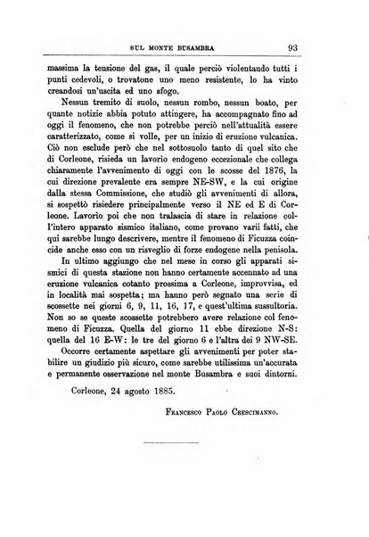 Bullettino del vulcanismo italiano periodico geologico ed archeologico per l'osservazione e la storia..