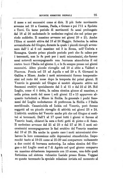 Bullettino del vulcanismo italiano periodico geologico ed archeologico per l'osservazione e la storia..