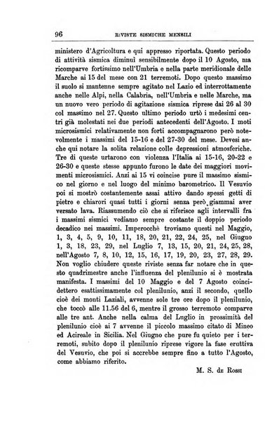 Bullettino del vulcanismo italiano periodico geologico ed archeologico per l'osservazione e la storia..