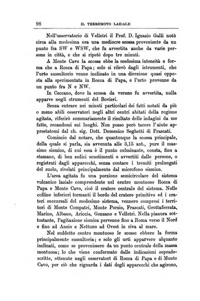 Bullettino del vulcanismo italiano periodico geologico ed archeologico per l'osservazione e la storia..