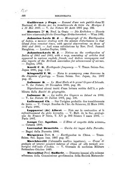 Bullettino del vulcanismo italiano periodico geologico ed archeologico per l'osservazione e la storia..