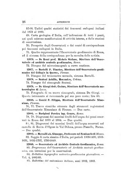 Bullettino del vulcanismo italiano periodico geologico ed archeologico per l'osservazione e la storia..