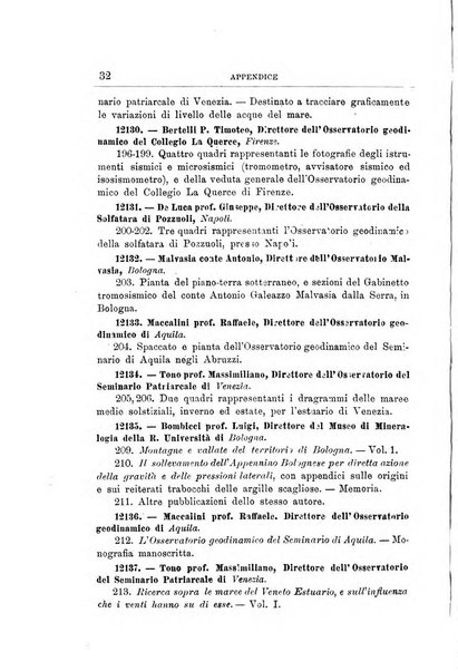 Bullettino del vulcanismo italiano periodico geologico ed archeologico per l'osservazione e la storia..