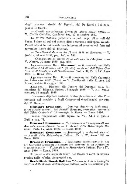 Bullettino del vulcanismo italiano periodico geologico ed archeologico per l'osservazione e la storia..