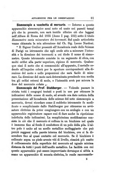 Bullettino del vulcanismo italiano periodico geologico ed archeologico per l'osservazione e la storia..