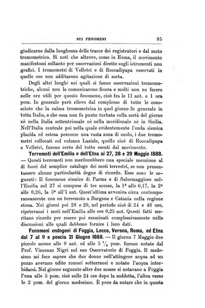 Bullettino del vulcanismo italiano periodico geologico ed archeologico per l'osservazione e la storia..