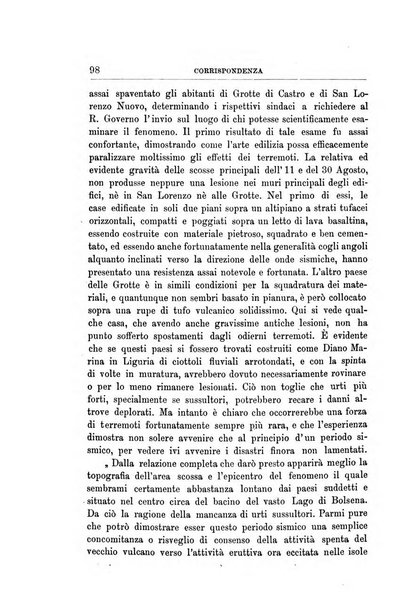 Bullettino del vulcanismo italiano periodico geologico ed archeologico per l'osservazione e la storia..