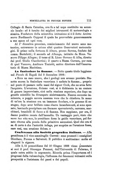 Bullettino del vulcanismo italiano periodico geologico ed archeologico per l'osservazione e la storia..