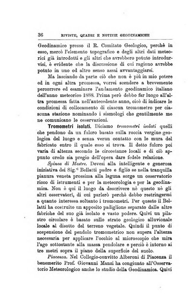 Bullettino del vulcanismo italiano periodico geologico ed archeologico per l'osservazione e la storia..