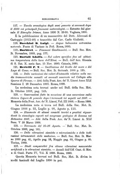 Bullettino del vulcanismo italiano periodico geologico ed archeologico per l'osservazione e la storia..