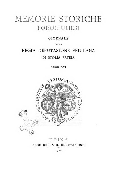 Memorie storiche forogiuliesi