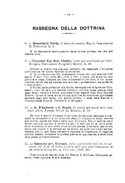 Diritto e pratica tributaria organo ufficiale della Associazione nazionale consulenti tributari