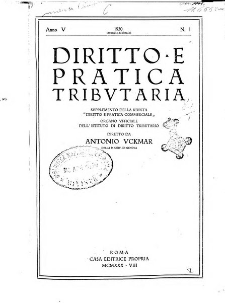 Diritto e pratica tributaria organo ufficiale della Associazione nazionale consulenti tributari