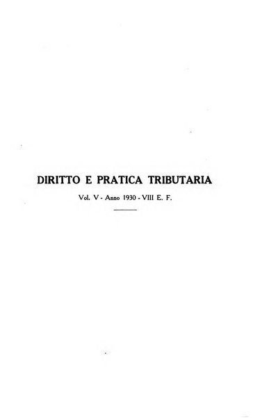 Diritto e pratica tributaria organo ufficiale della Associazione nazionale consulenti tributari