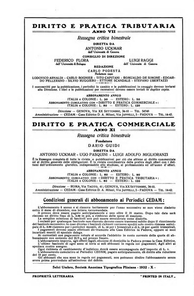 Diritto e pratica tributaria organo ufficiale della Associazione nazionale consulenti tributari