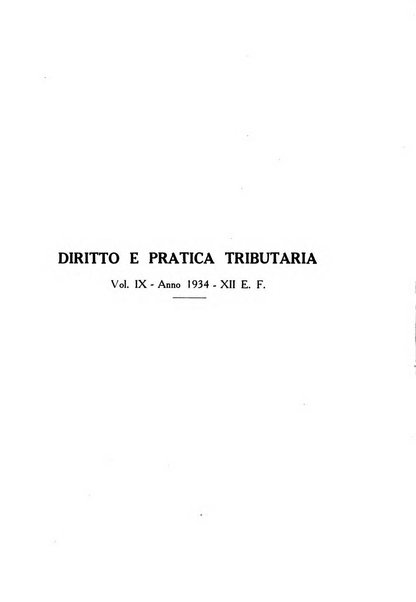 Diritto e pratica tributaria organo ufficiale della Associazione nazionale consulenti tributari