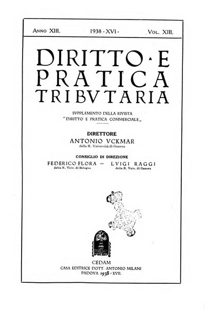 Diritto e pratica tributaria organo ufficiale della Associazione nazionale consulenti tributari