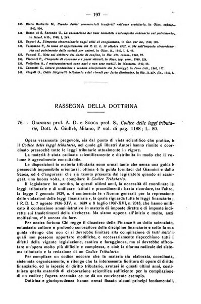 Diritto e pratica tributaria organo ufficiale della Associazione nazionale consulenti tributari