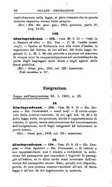 Il dizionario penale rassegna completa di giurisprudenza e dottrina. Parte seconda, Leggi speciali