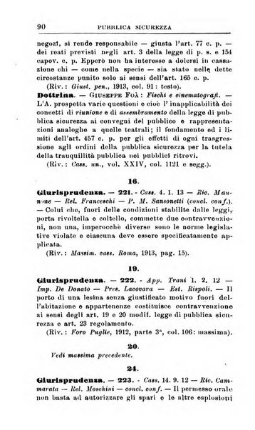 Il dizionario penale rassegna completa di giurisprudenza e dottrina. Parte seconda, Leggi speciali