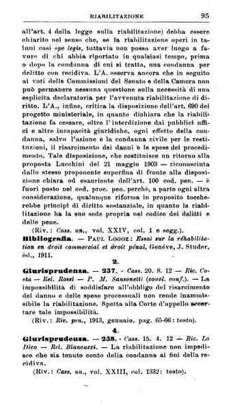 Il dizionario penale rassegna completa di giurisprudenza e dottrina. Parte seconda, Leggi speciali