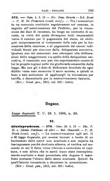 Il dizionario penale rassegna completa di giurisprudenza e dottrina. Parte seconda, Leggi speciali