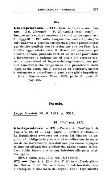 Il dizionario penale rassegna completa di giurisprudenza e dottrina. Parte seconda, Leggi speciali