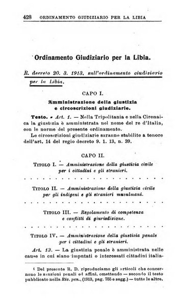 Il dizionario penale rassegna completa di giurisprudenza e dottrina. Parte seconda, Leggi speciali