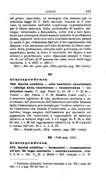 Il dizionario penale rassegna completa di giurisprudenza e dottrina. Parte seconda, Leggi speciali