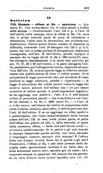 Il dizionario penale rassegna completa di giurisprudenza e dottrina. Parte seconda, Leggi speciali