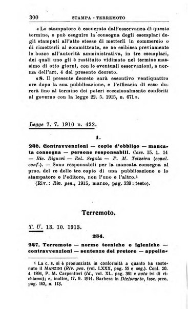 Il dizionario penale rassegna completa di giurisprudenza e dottrina. Parte seconda, Leggi speciali