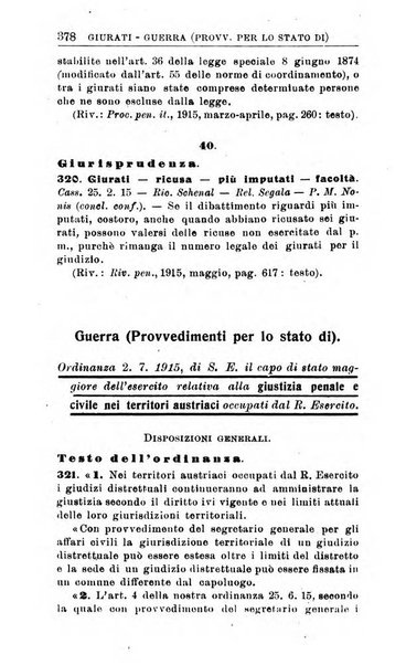 Il dizionario penale rassegna completa di giurisprudenza e dottrina. Parte seconda, Leggi speciali