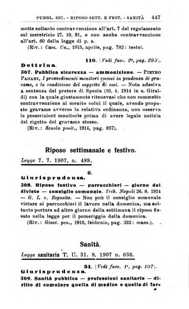 Il dizionario penale rassegna completa di giurisprudenza e dottrina. Parte seconda, Leggi speciali