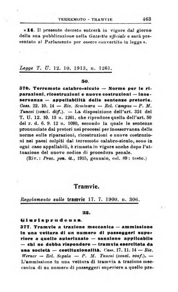 Il dizionario penale rassegna completa di giurisprudenza e dottrina. Parte seconda, Leggi speciali