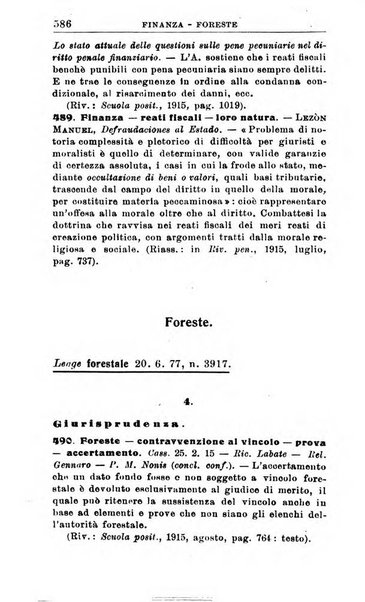 Il dizionario penale rassegna completa di giurisprudenza e dottrina. Parte seconda, Leggi speciali