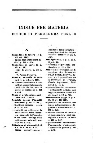 Il dizionario penale rassegna completa di giurisprudenza e dottrina. Parte seconda, Leggi speciali