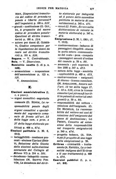 Il dizionario penale rassegna completa di giurisprudenza e dottrina. Parte seconda, Leggi speciali