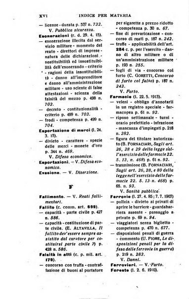 Il dizionario penale rassegna completa di giurisprudenza e dottrina. Parte seconda, Leggi speciali